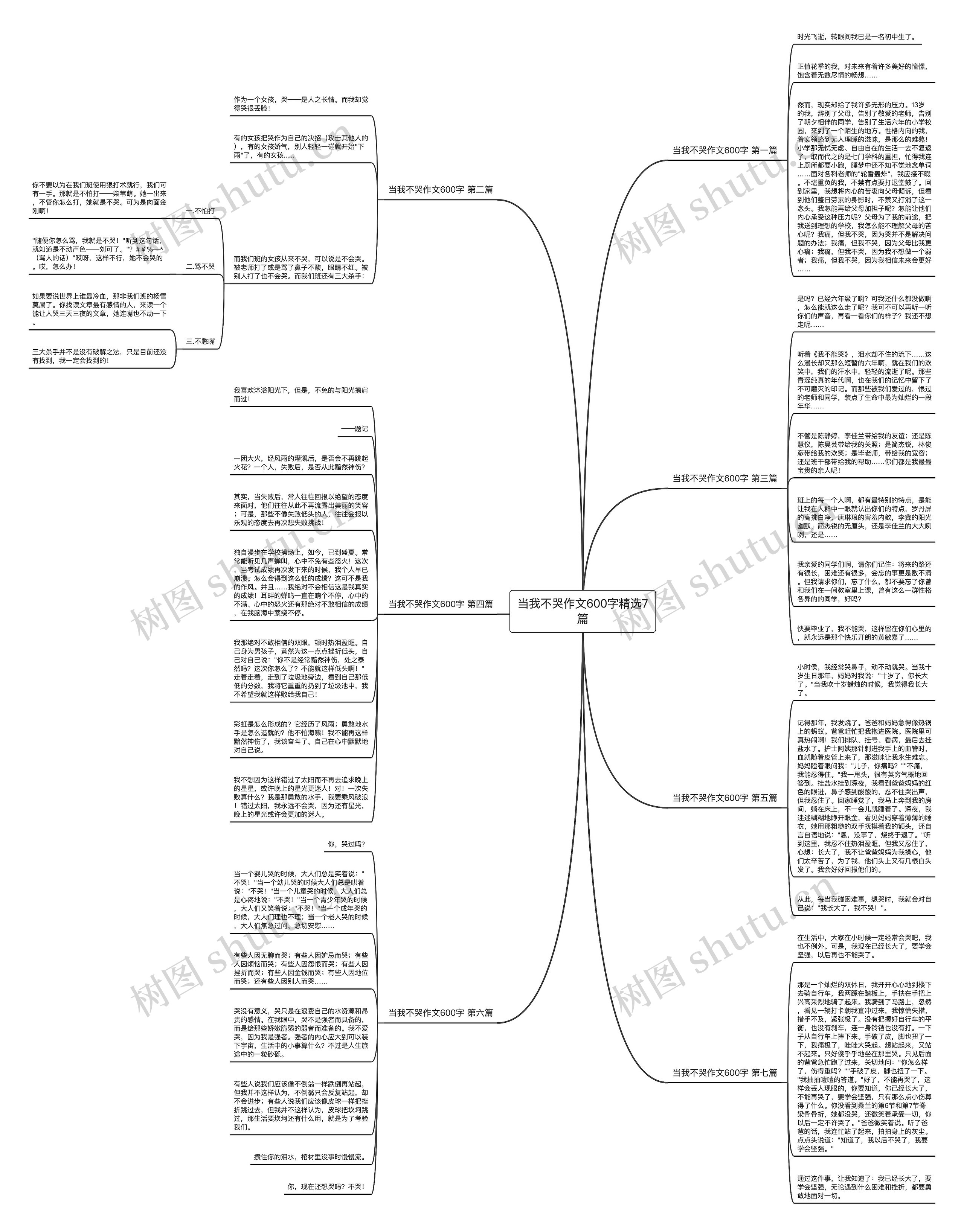 当我不哭作文600字精选7篇