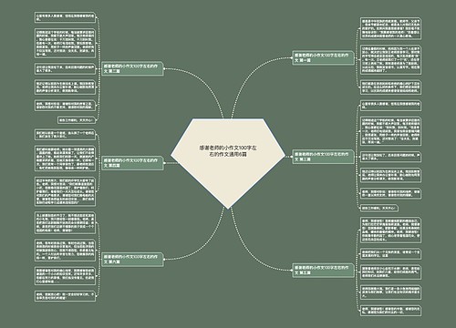 感谢老师的小作文100字左右的作文通用6篇