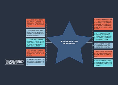 霸气的正能量句子【积极正能量的经典短句】