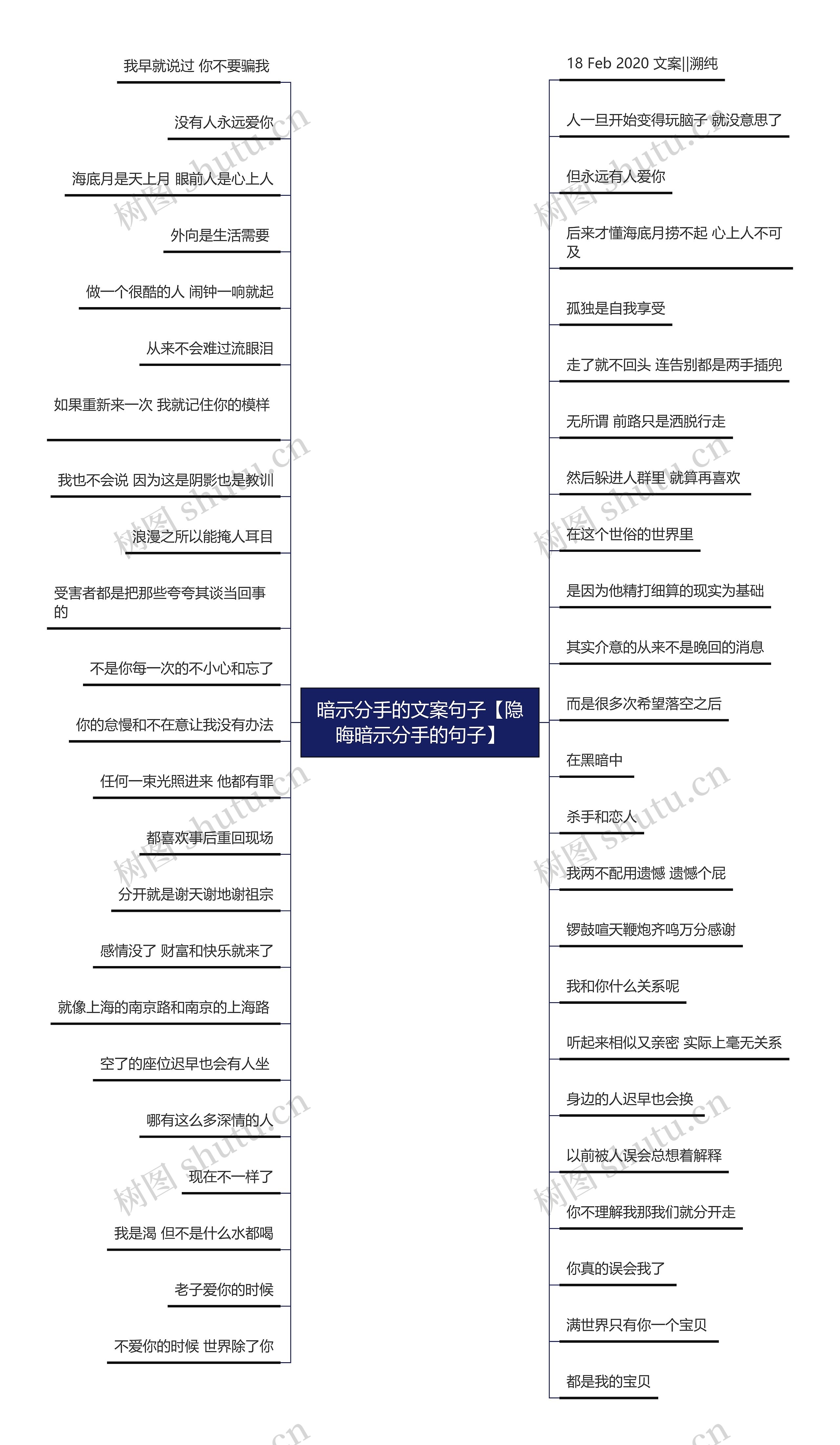 暗示分手的文案句子【隐晦暗示分手的句子】