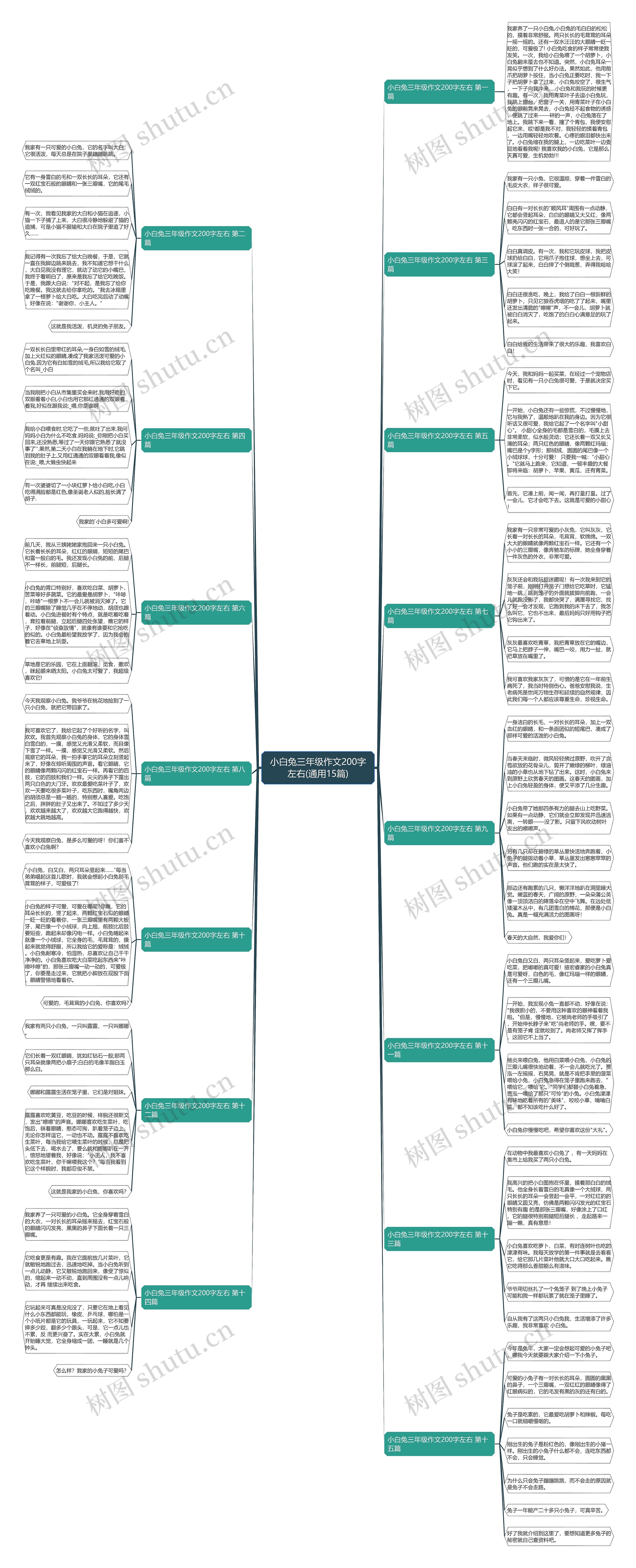 小白兔三年级作文200字左右(通用15篇) 小白兔三年级作文200字左右(通用15篇)