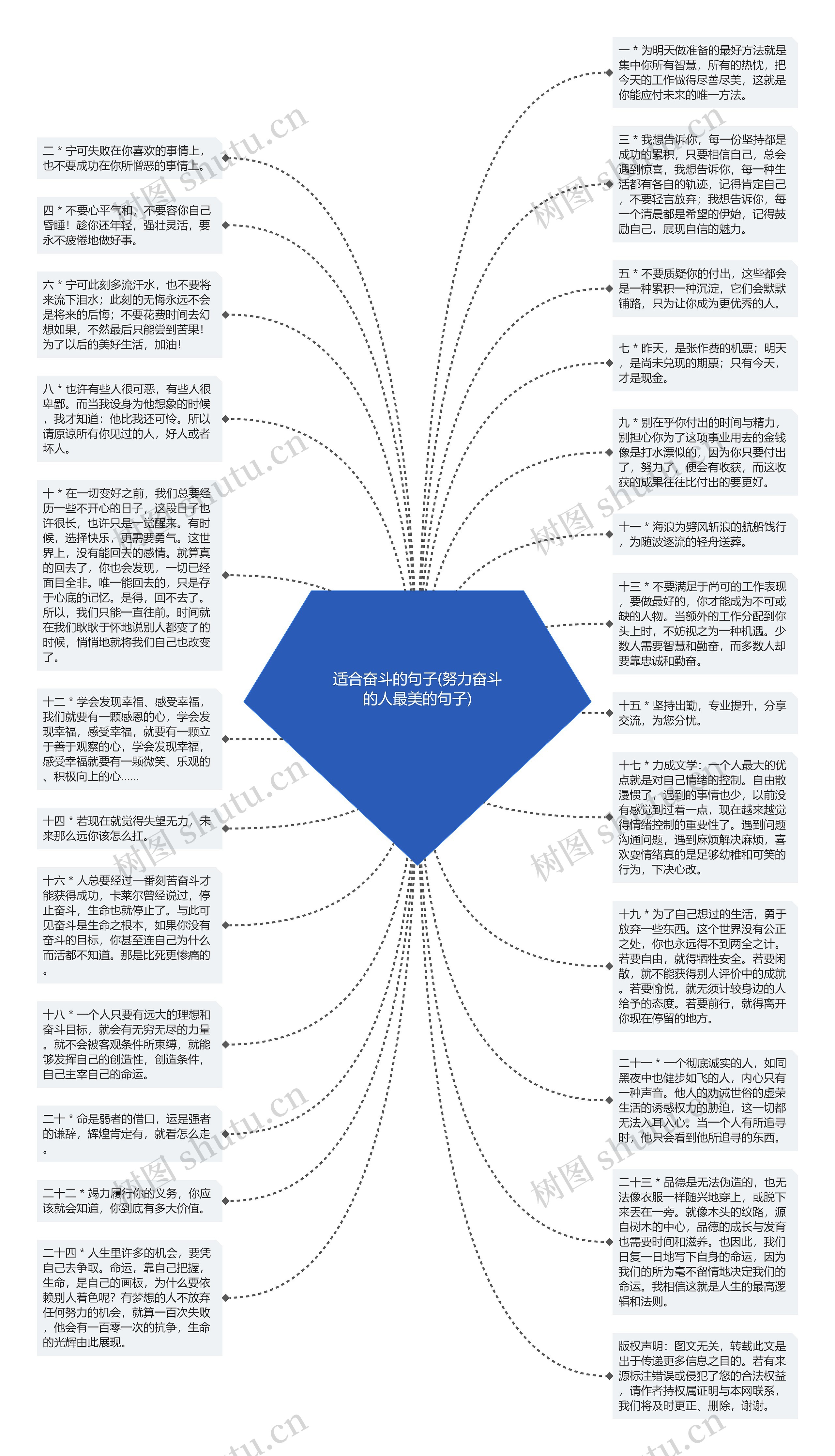 适合奋斗的句子(努力奋斗的人最美的句子)思维导图