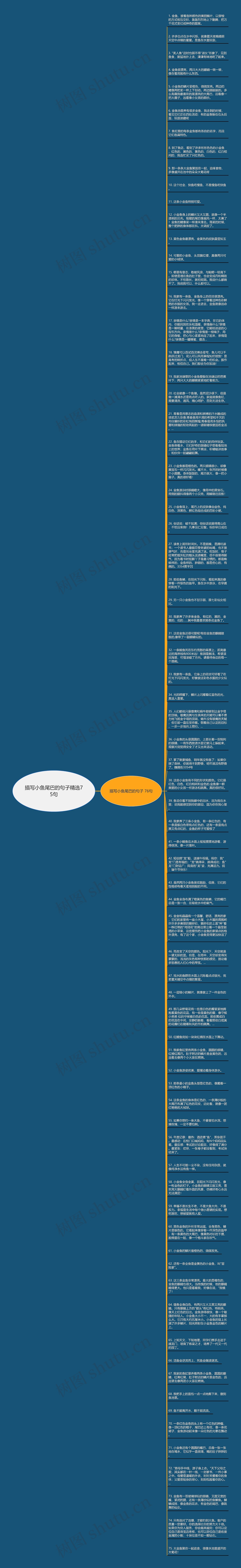 描写小鱼尾巴的句子精选75句思维导图高清图 描写小鱼尾巴的句子精选75句思维导图