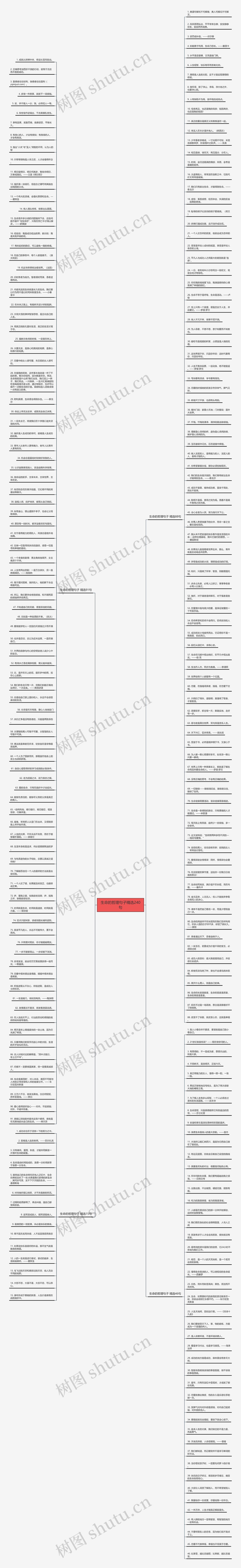 生命的哲理句子精选240句思维导图