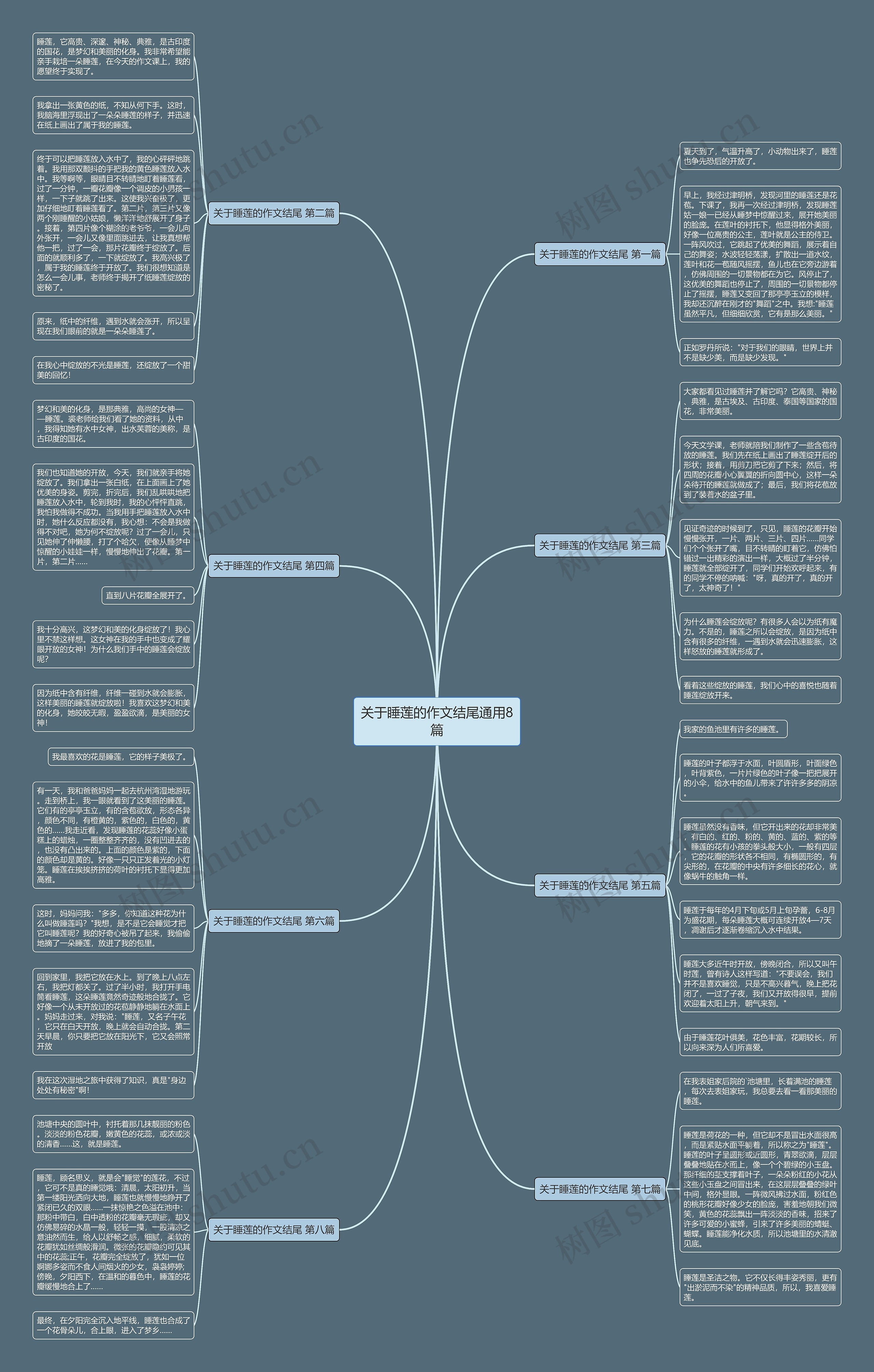 关于睡莲的作文结尾通用8篇 关于睡莲的作文结尾通用8篇