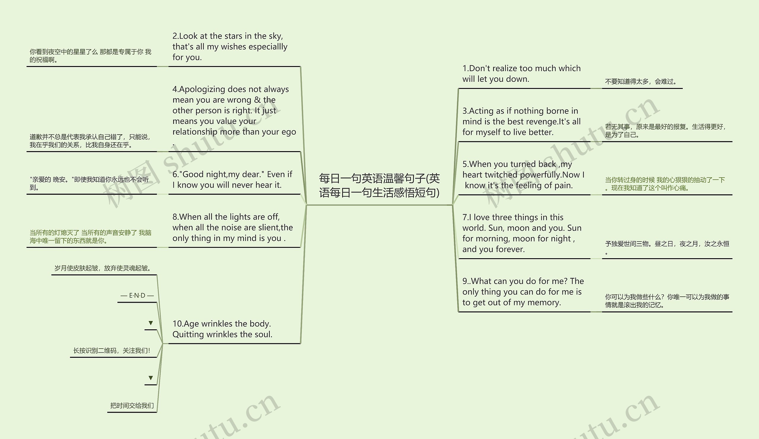 每日一句英语温馨句子(英语每日一句生活感悟短句)