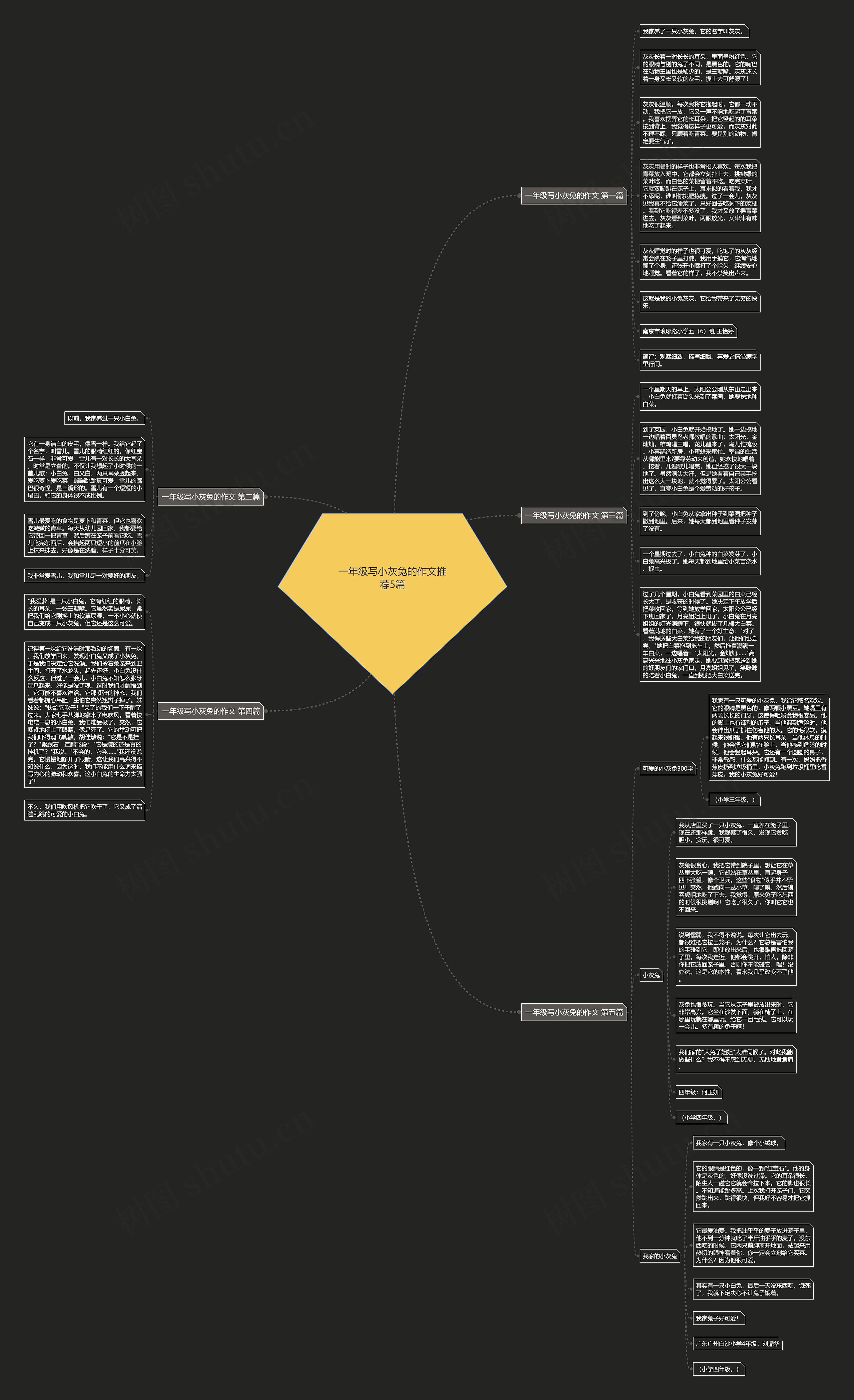 一年级写小灰兔的作文推荐5篇 一年级写小灰兔的作文推荐5篇