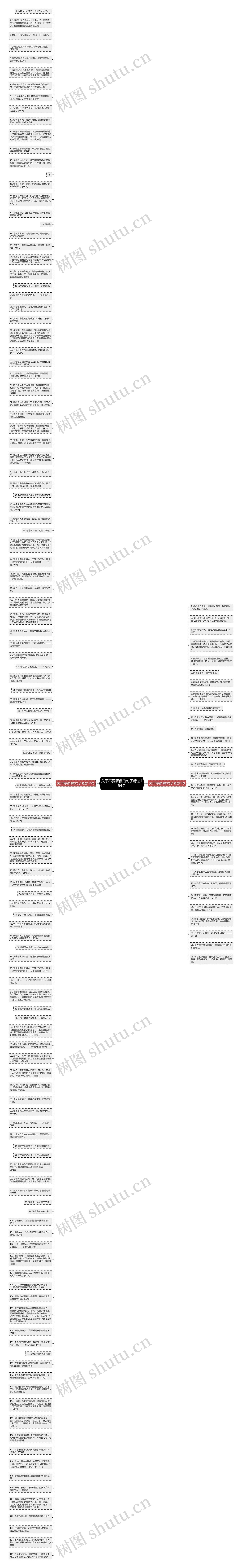 关于不要骄傲的句子精选154句思维导图