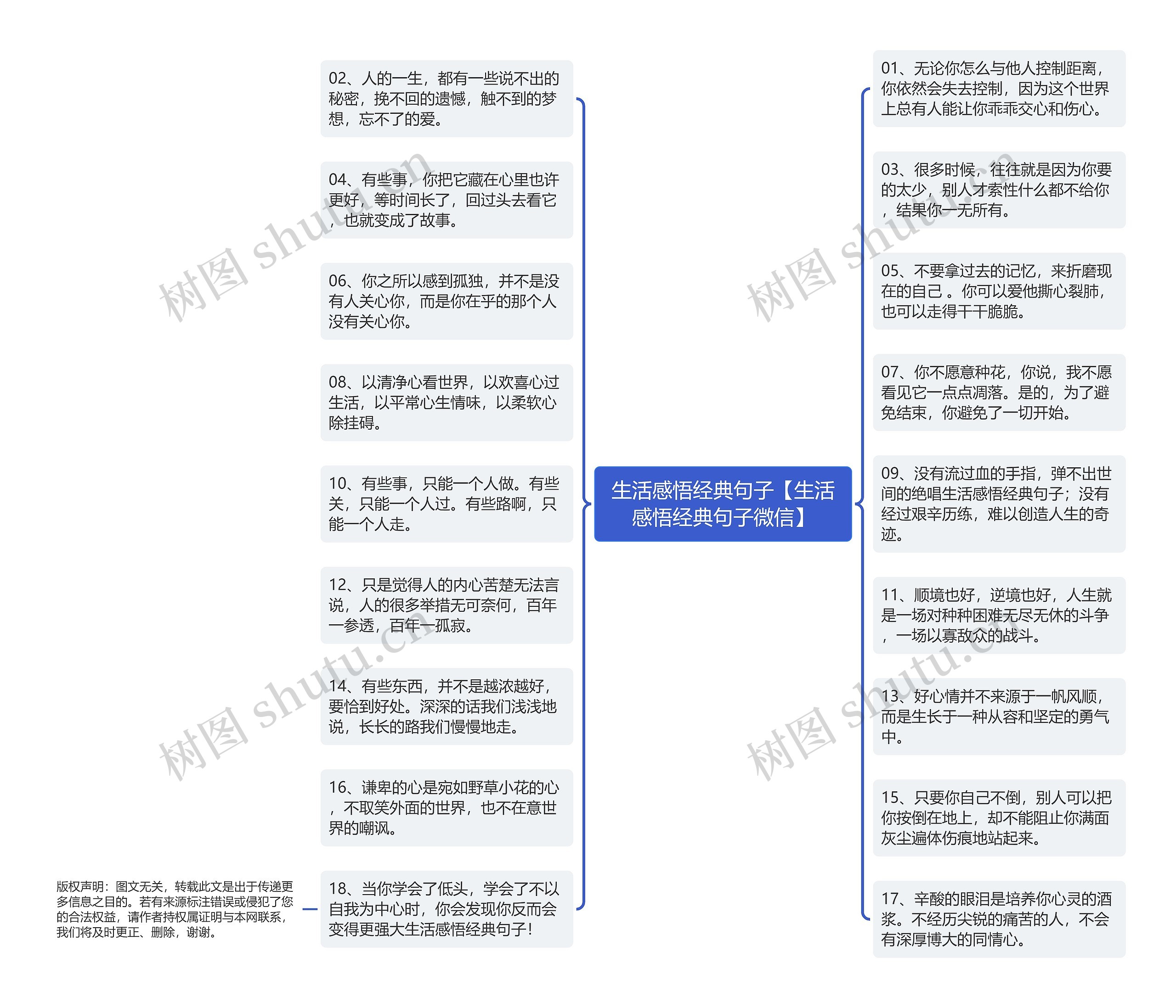 生活感悟经典句子【生活感悟经典句子微信】思维导图