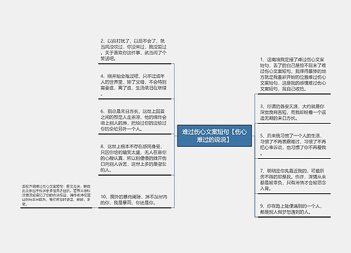 难过伤心文案短句【伤心难过的说说】