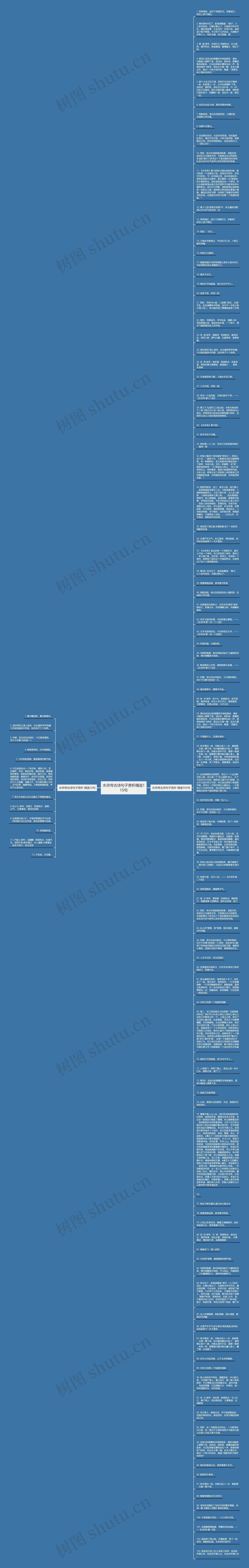 水浒传古诗句子赏析精选115句思维导图