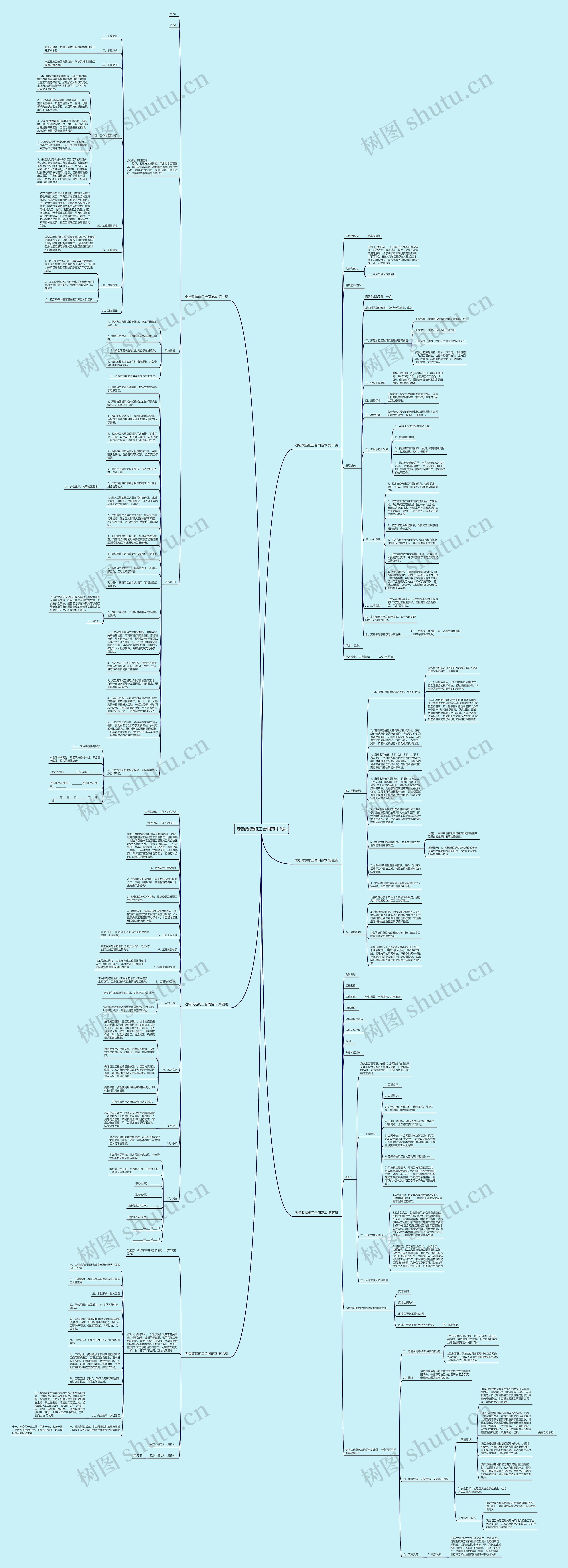 老街改造施工合同范本6篇