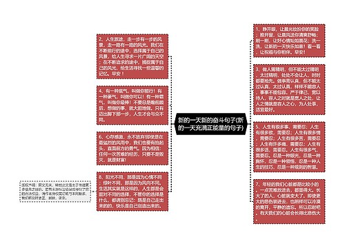 新的一天新的奋斗句子(新的一天充满正能量的句子)