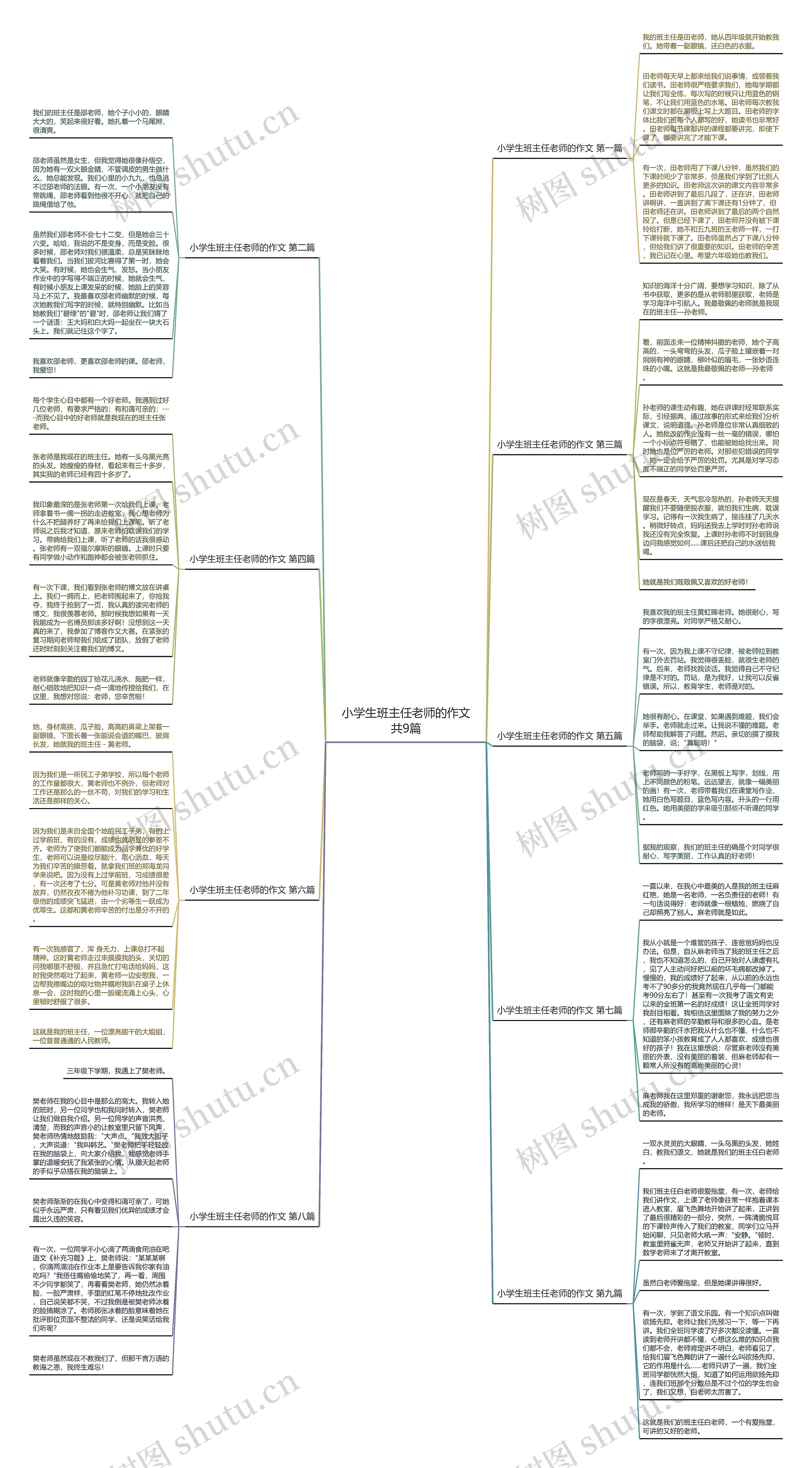 小学生班主任老师的作文共9篇 小学生班主任老师的作文共9篇
