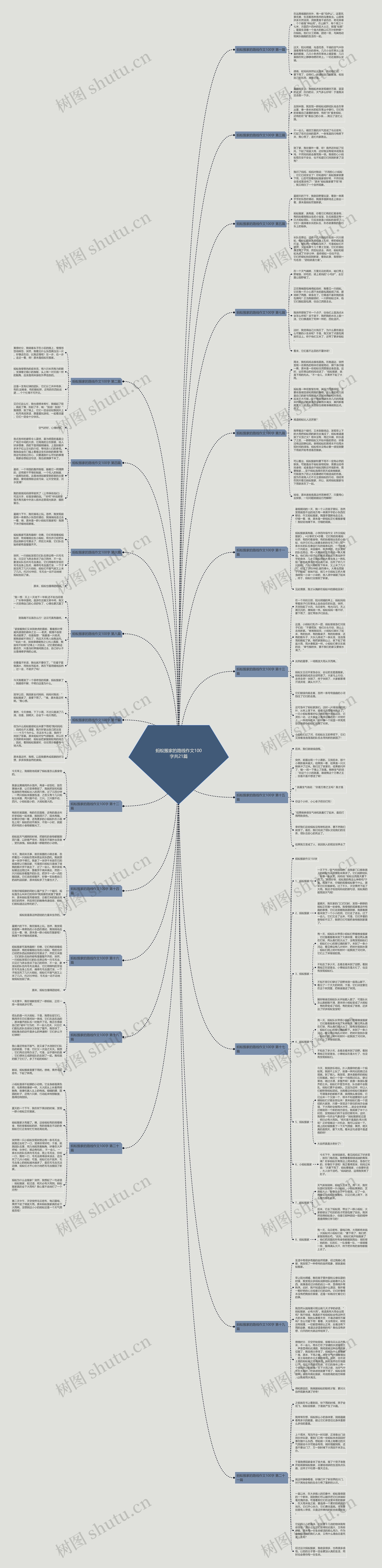 蚂蚁搬家的路线作文100字共21篇 蚂蚁搬家的路线作文100字共21篇