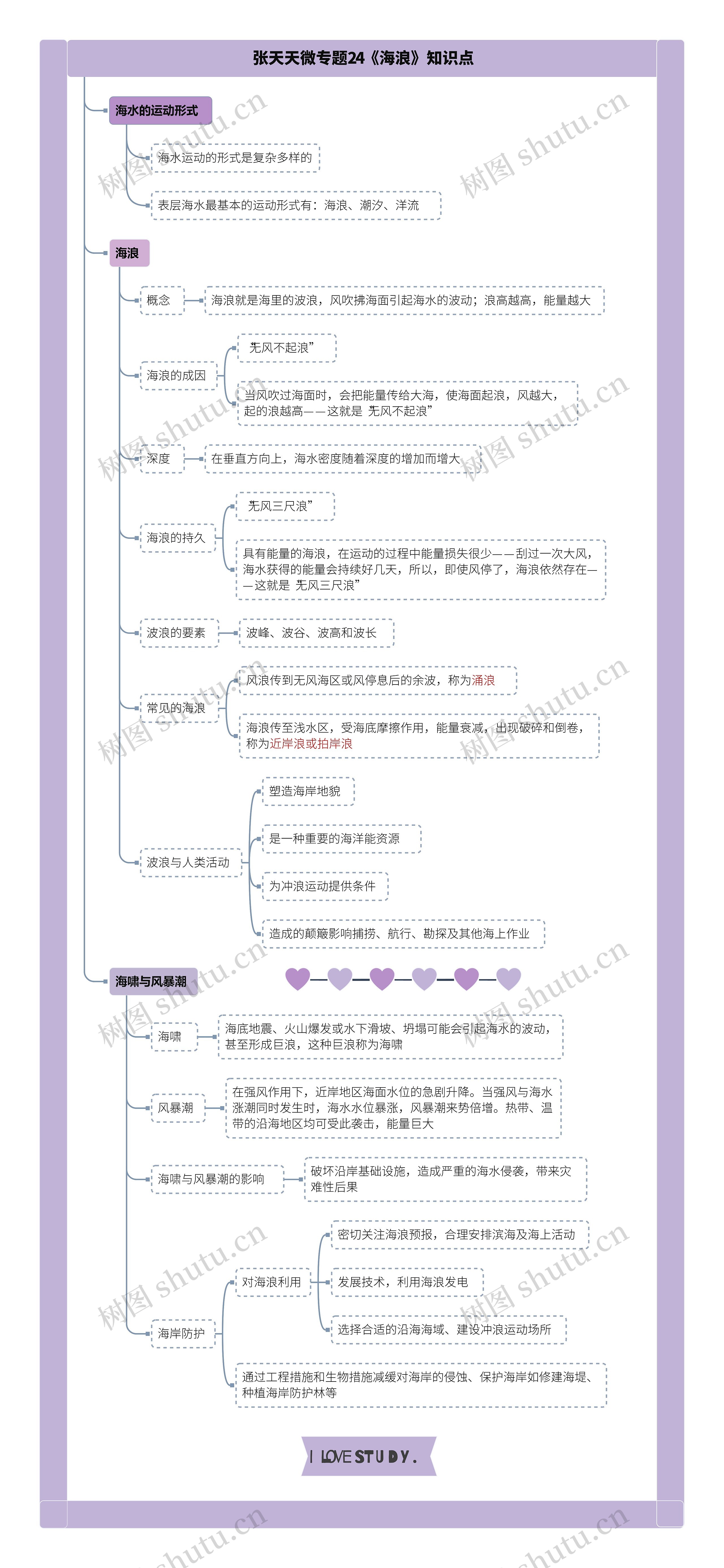 张天天微专题24《海浪》知识点