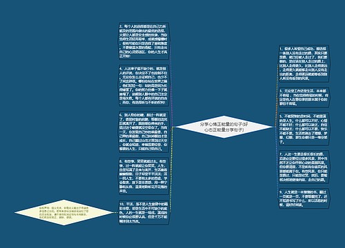 分享心情正能量的句子(好心态正能量分享句子)