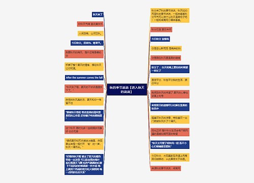 秋的季节说说【进入秋天的说说】 秋的季节说说【进入秋天的说说】