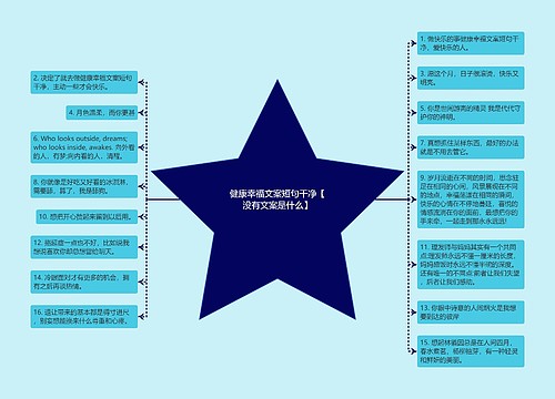 健康幸福文案短句干净【没有文案是什么】