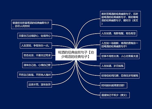 喝酒的经典幽默句子【劝少喝酒的经典句子】