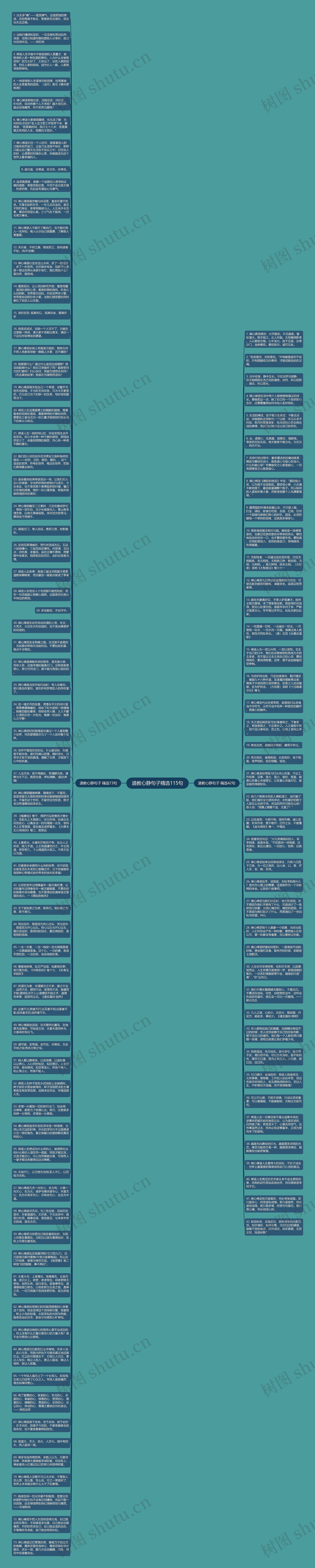 道教心静句子精选115句思维导图