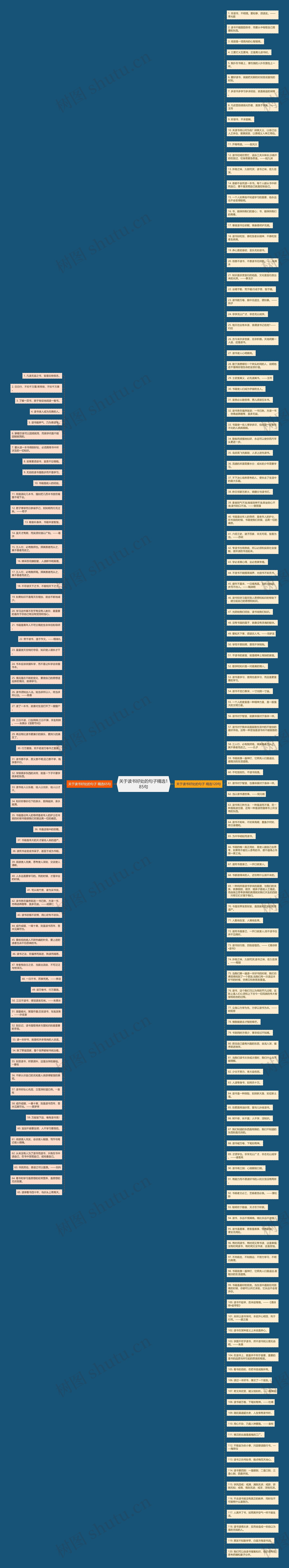 关于读书好处的句子精选185句思维导图