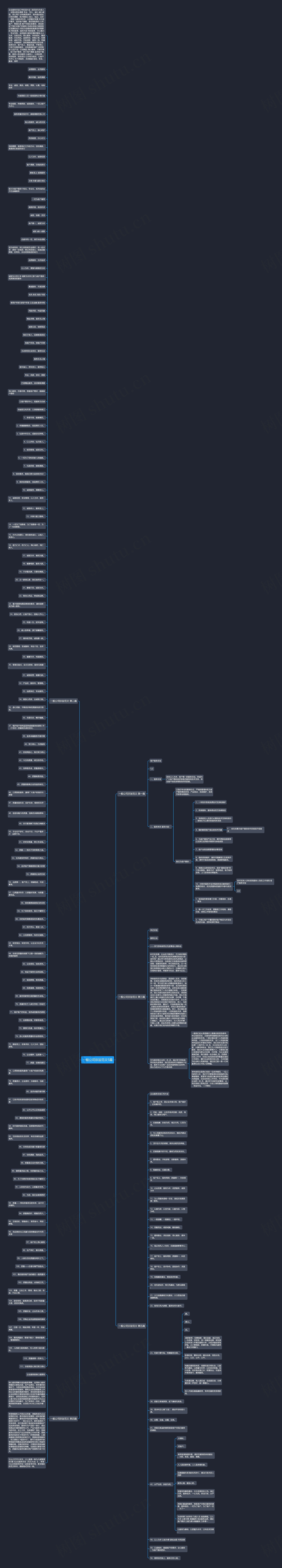 一般公司宗旨范文5篇思维导图