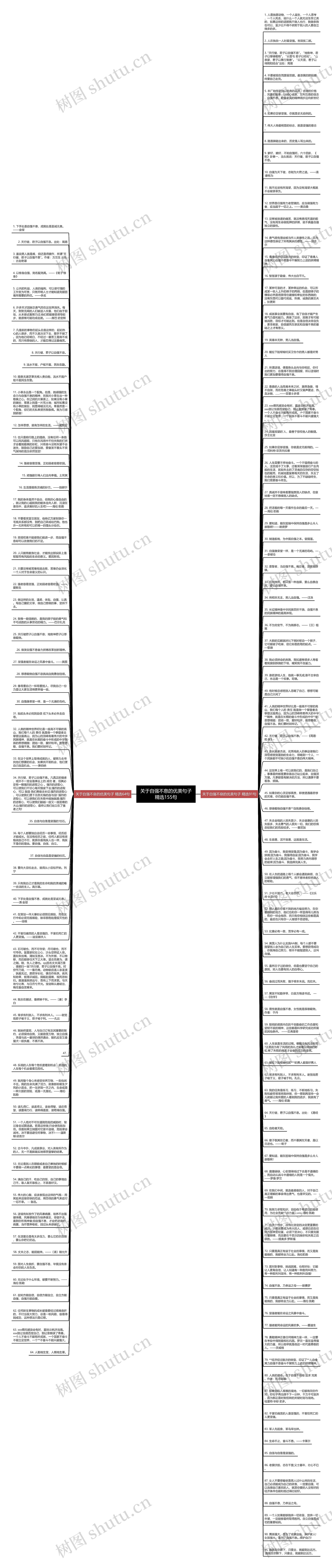 关于自强不息的优美句子精选155句思维导图