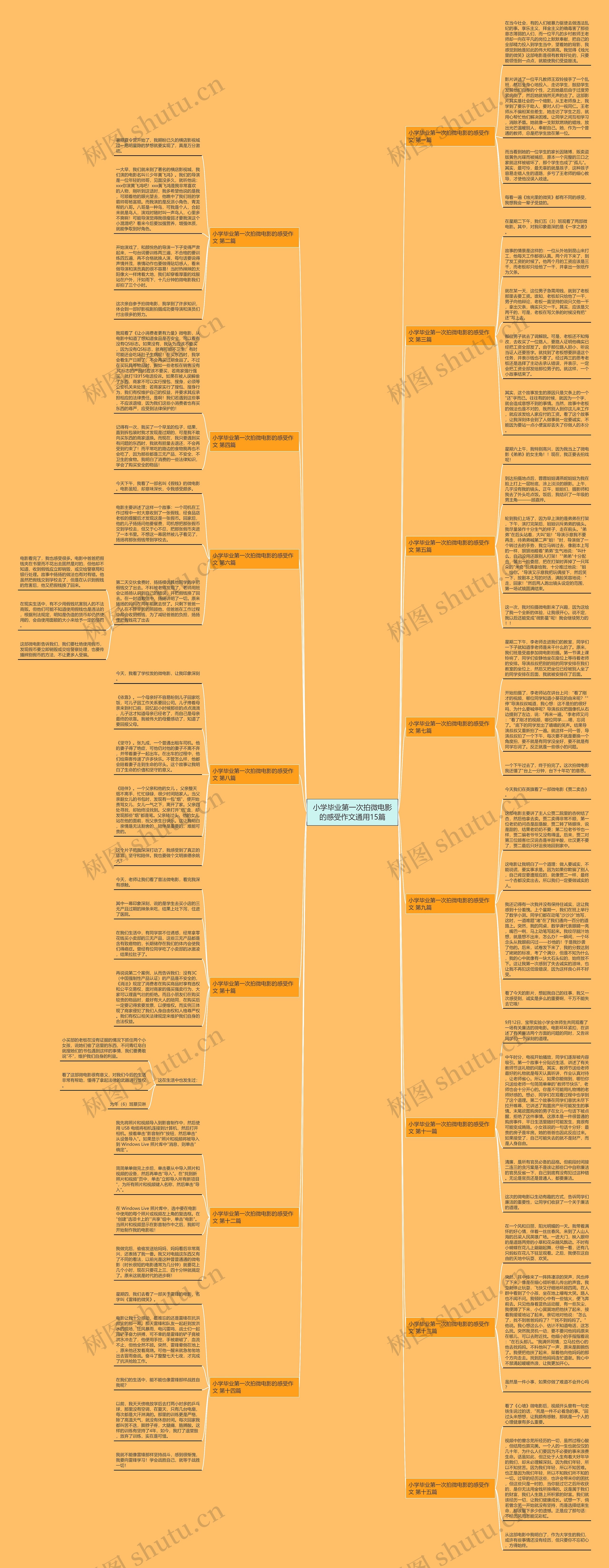 小学毕业第一次拍微电影的感受作文通用15篇 小学毕业第一次拍微电影的感受作文通用15篇