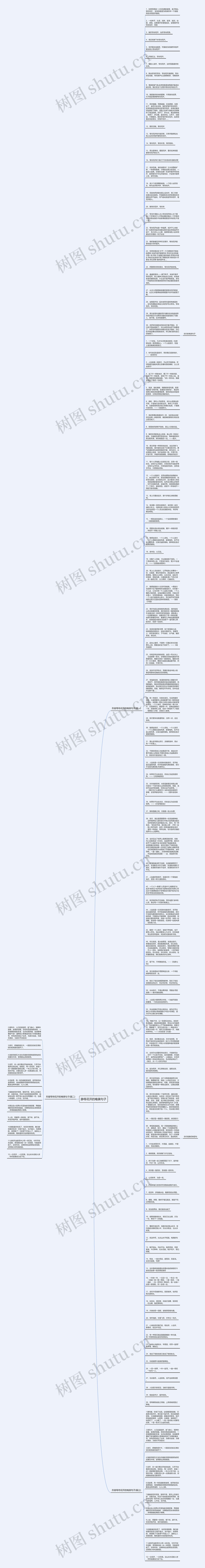 静等花开的唯美句子思维导图