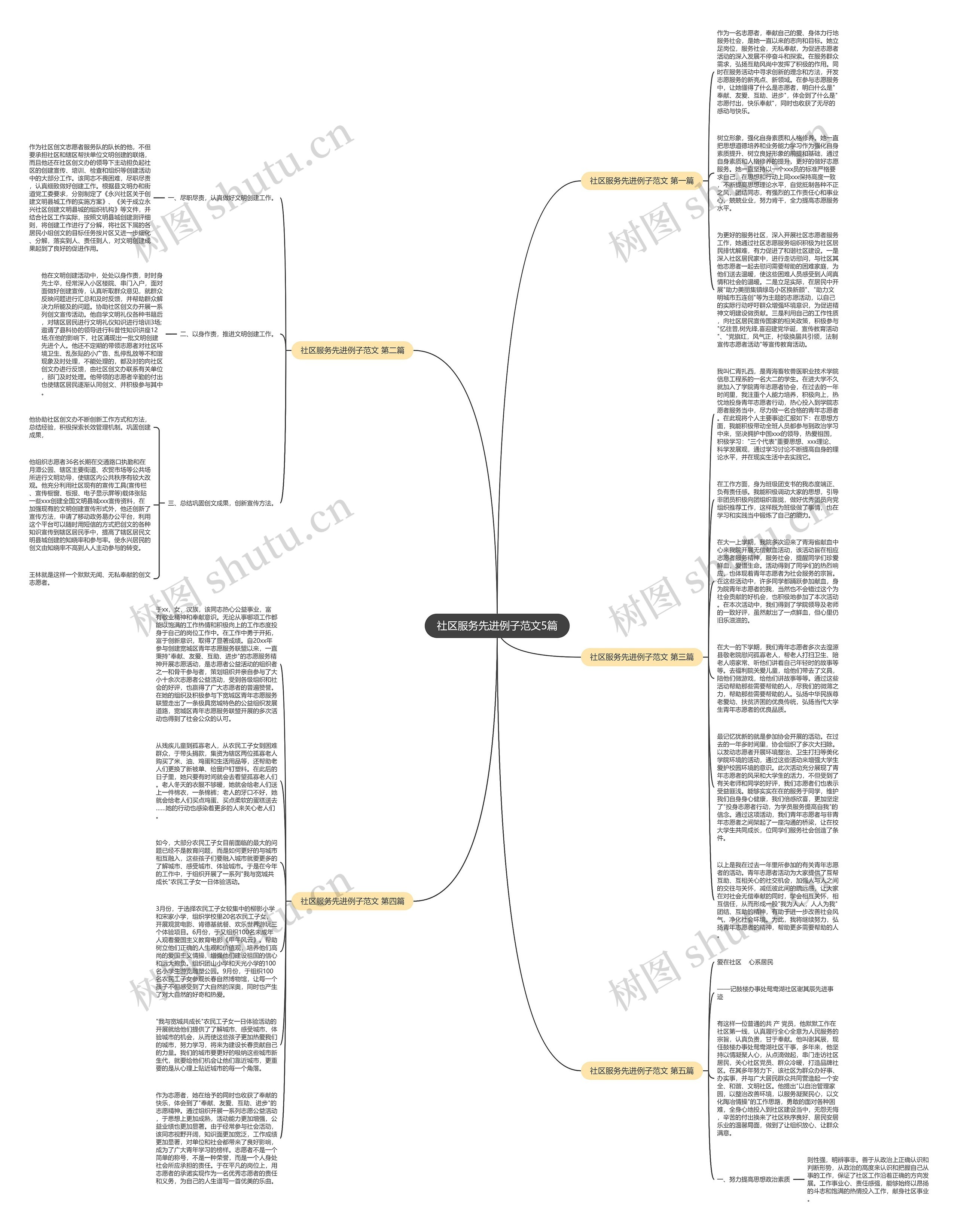 社区服务先进例子范文5篇