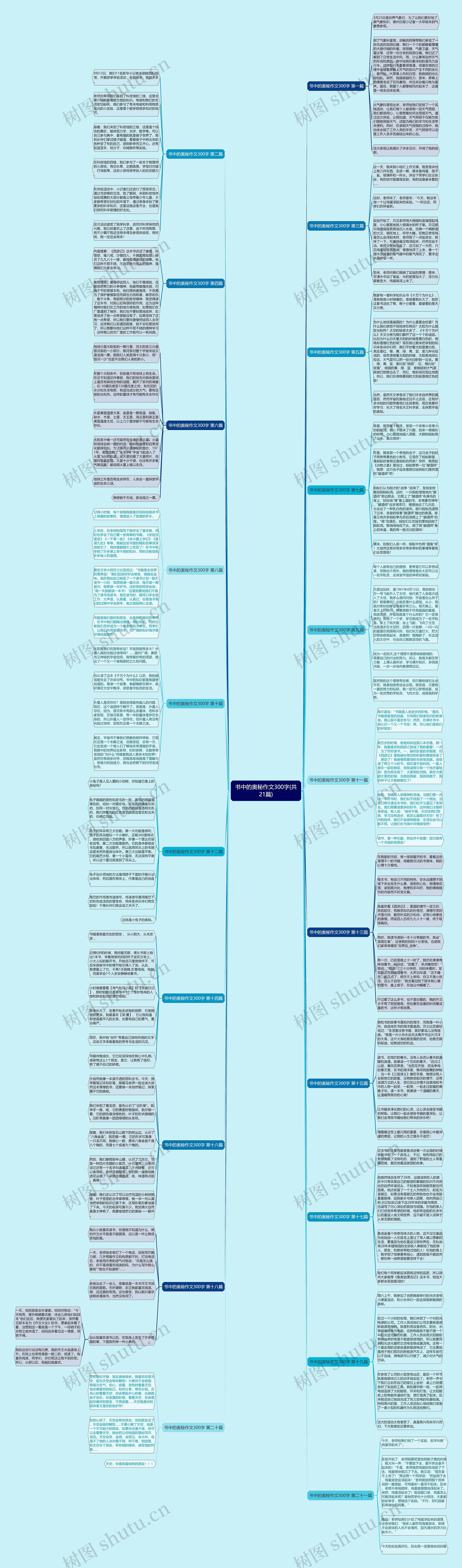 书中的奥秘作文300字(共21篇)思维导图