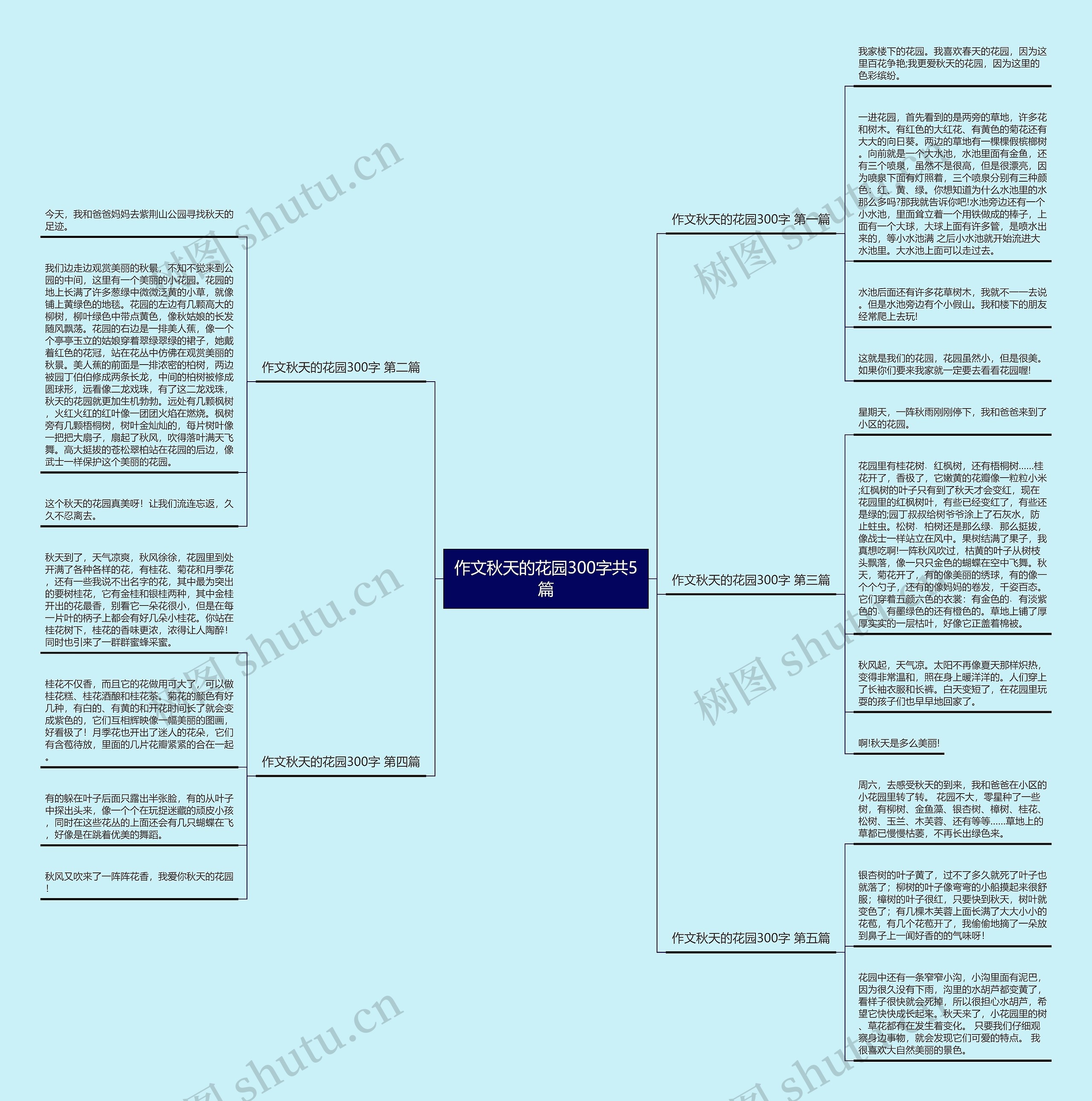作文秋天的花园300字共5篇 作文秋天的花园300字共5篇