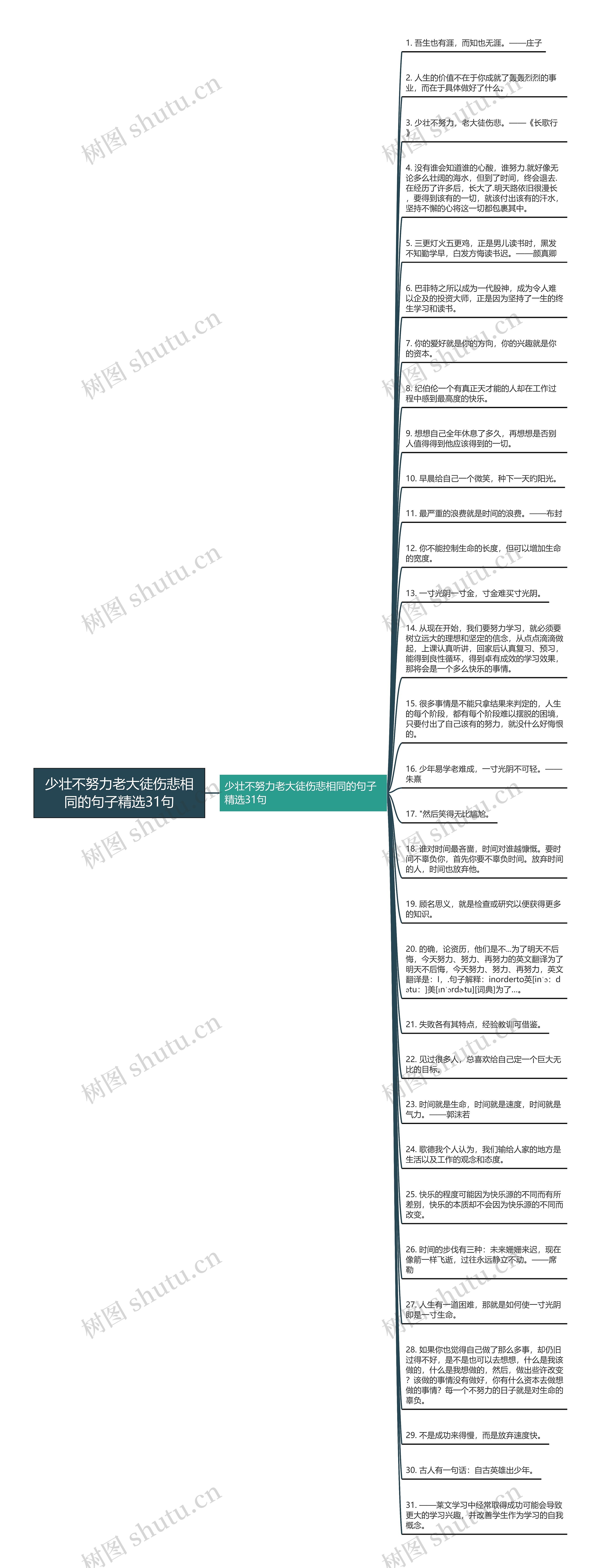 少壮不努力老大徒伤悲相同的句子精选31句