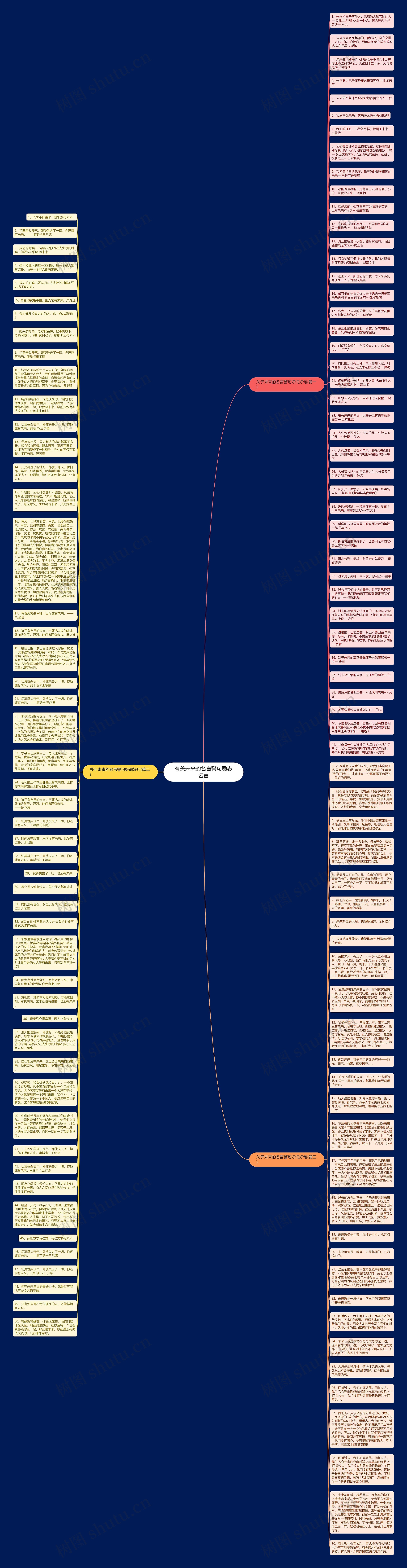 有关未来的名言警句励志名言思维导图