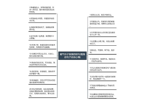 霸气句子很拽的短句(酷拽的句子说说心情)