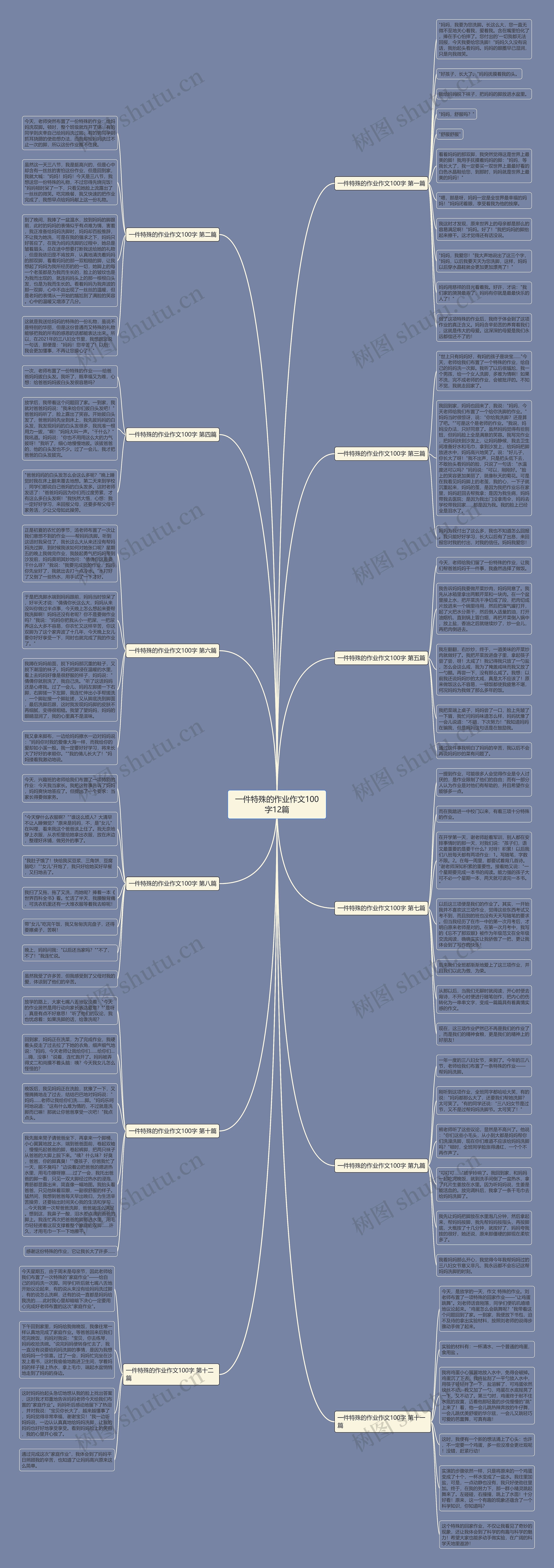 一件特殊的作业作文100字12篇 一件特殊的作业作文100字12篇