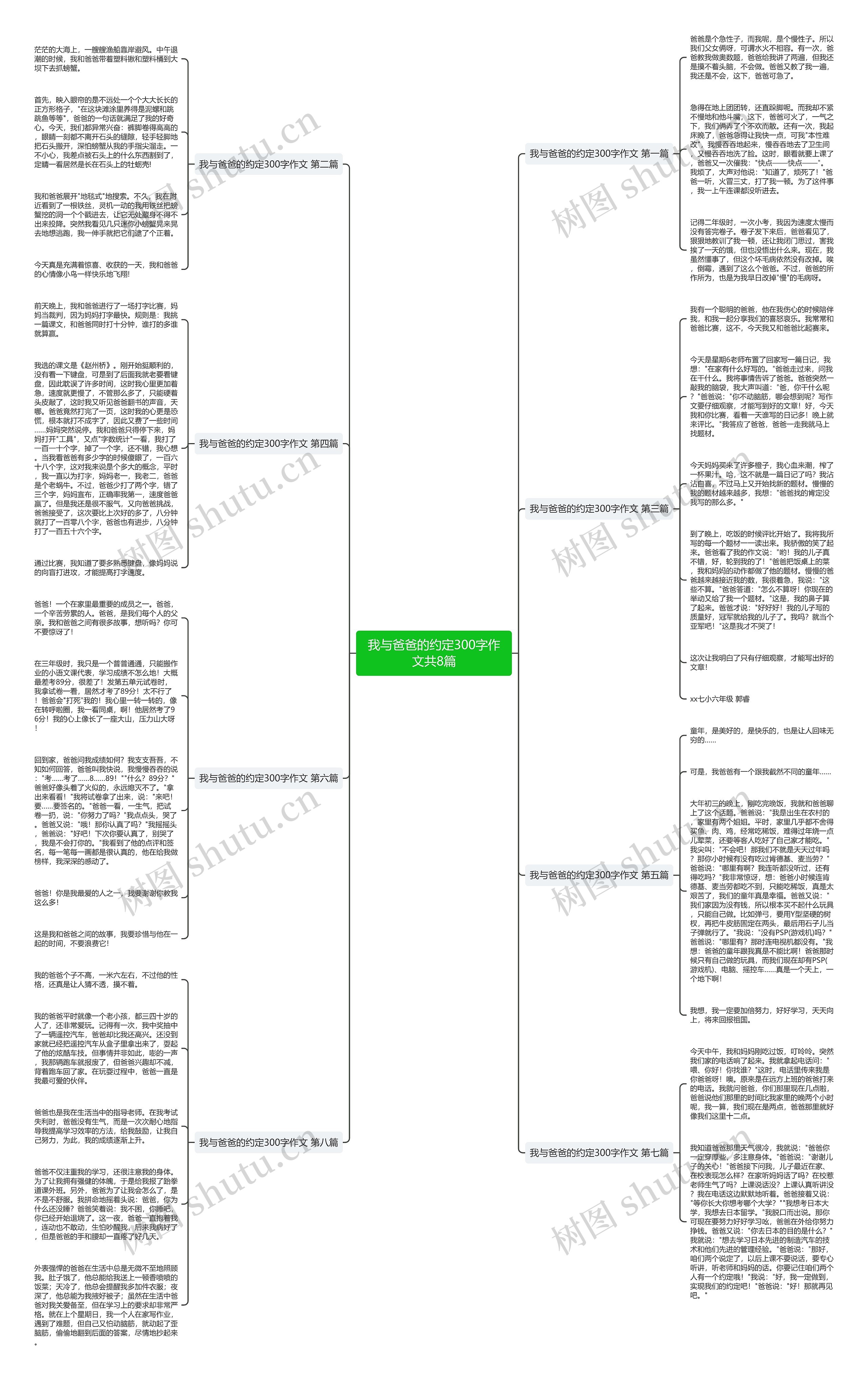 我与爸爸的约定300字作文共8篇