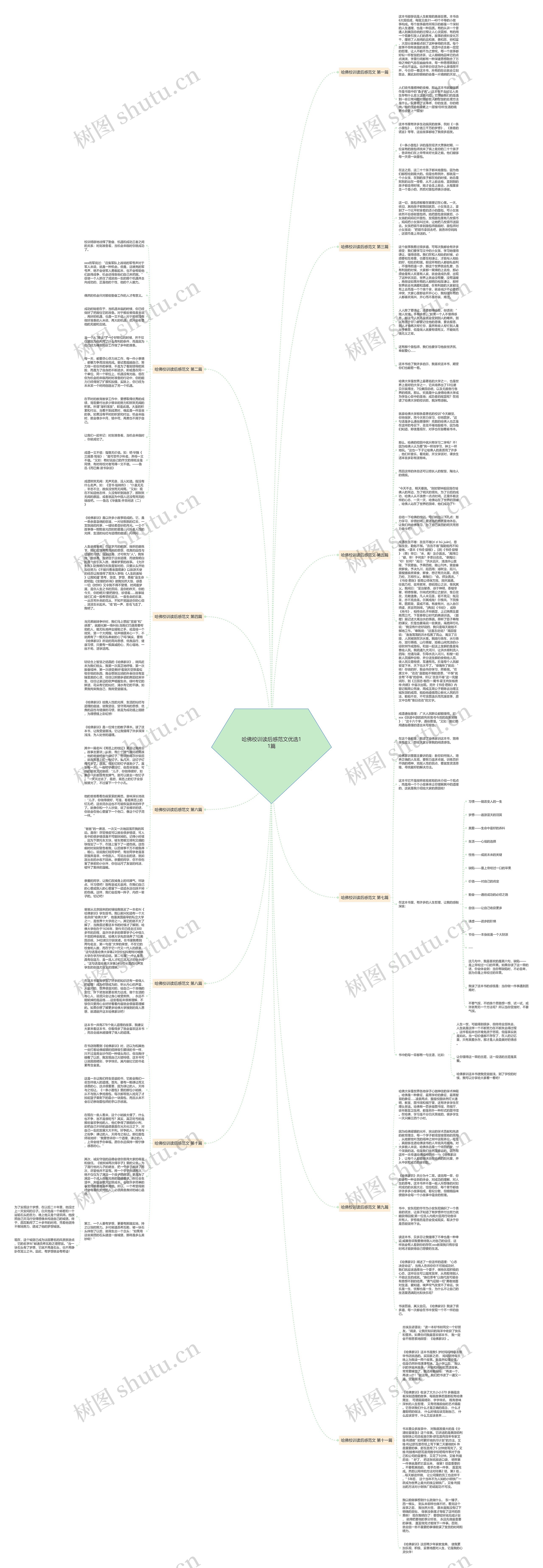 哈佛校训读后感范文优选11篇思维导图