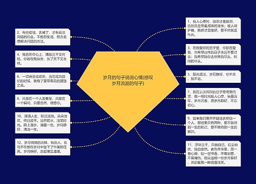 岁月的句子说说心情(感叹岁月流逝的句子)