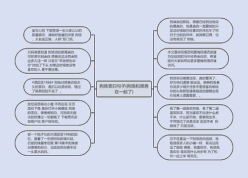 狗焕表白句子(狗焕和德善在一起了)