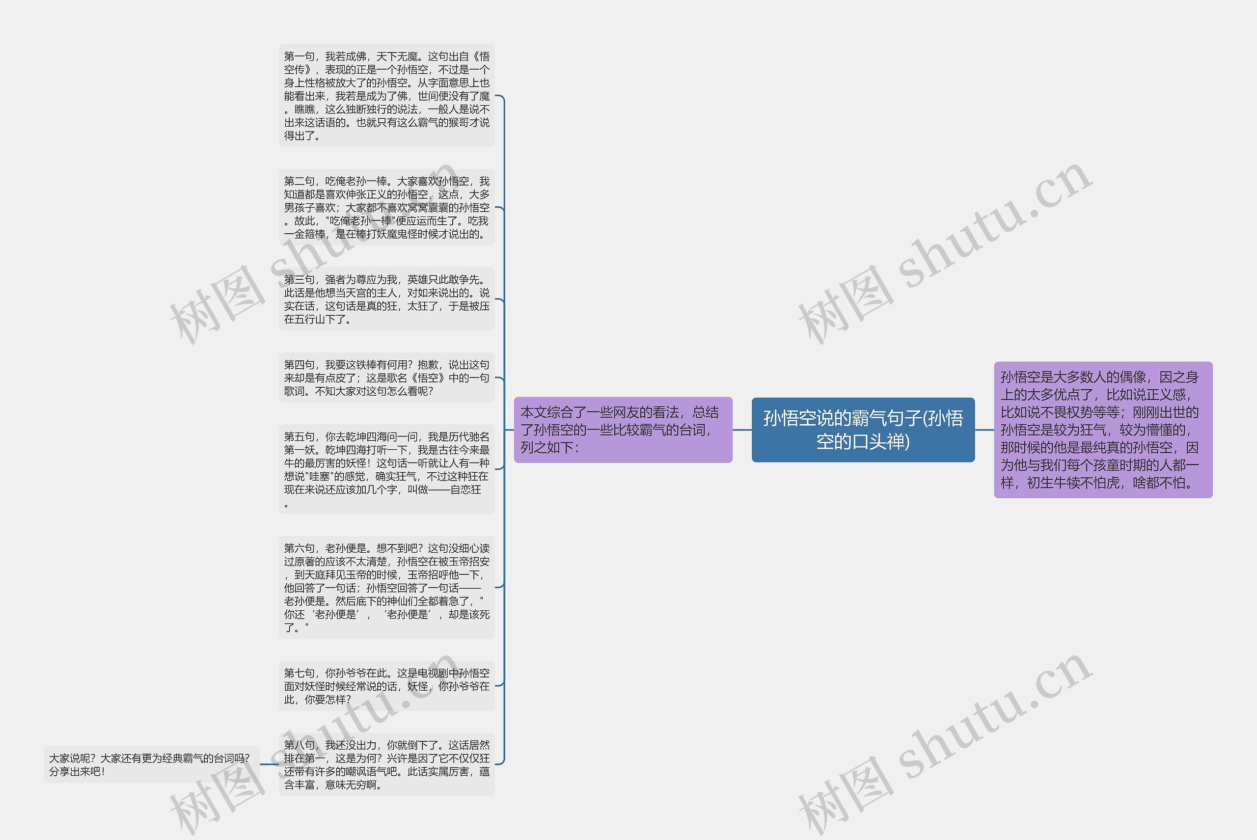 孙悟空说的霸气句子(孙悟空的口头禅)