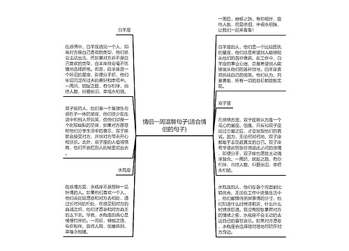 情侣一周温馨句子(适合情侣的句子)