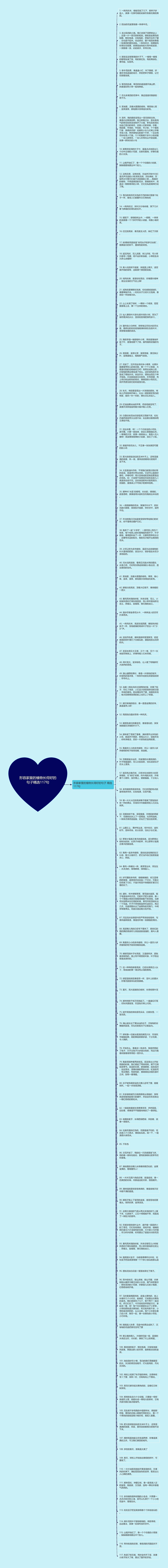 形容家里的植物长得好的句子精选117句思维导图