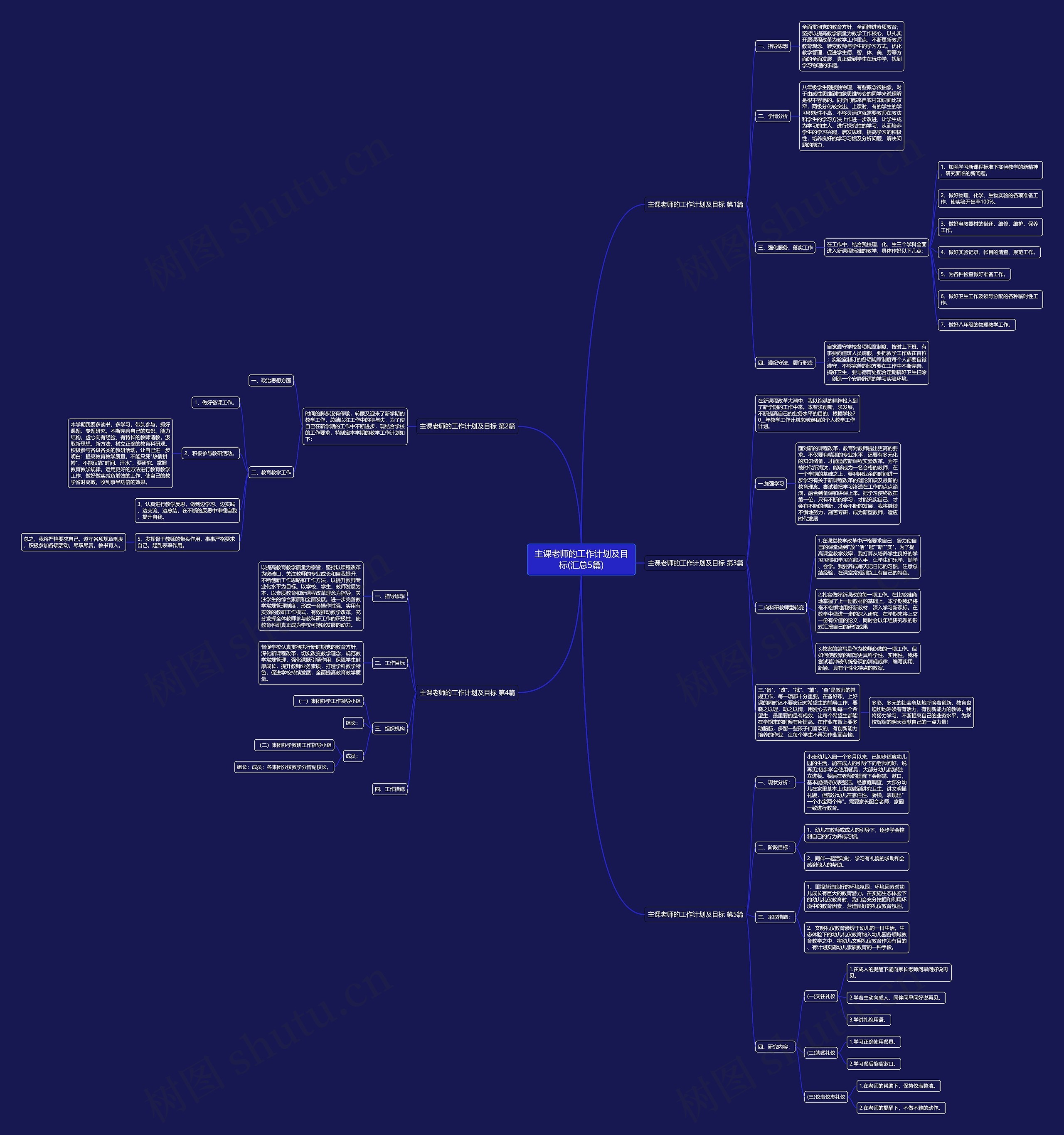 主课老师的工作计划及目标(汇总5篇) 主课老师的工作计划及目标(汇总5篇)