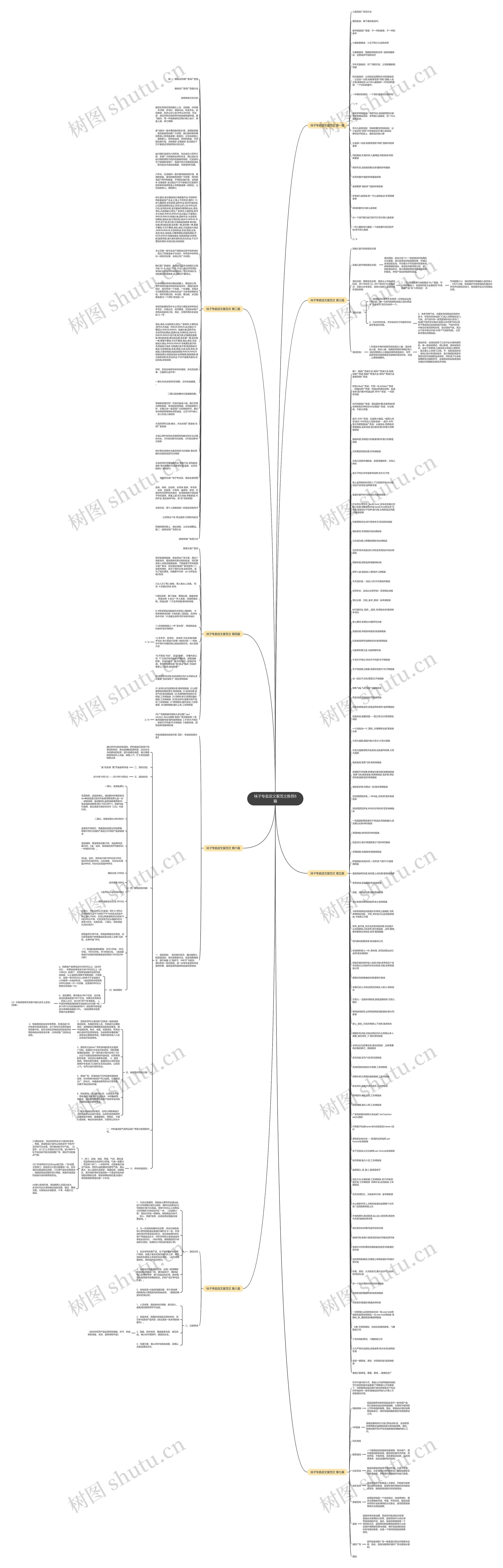 袜子专卖店文案范文推荐8篇思维导图