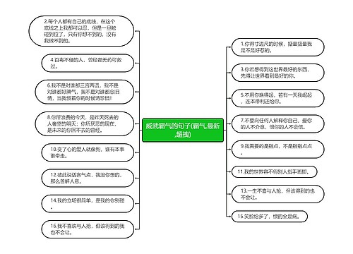 威武霸气的句子(霸气,最新,超拽)