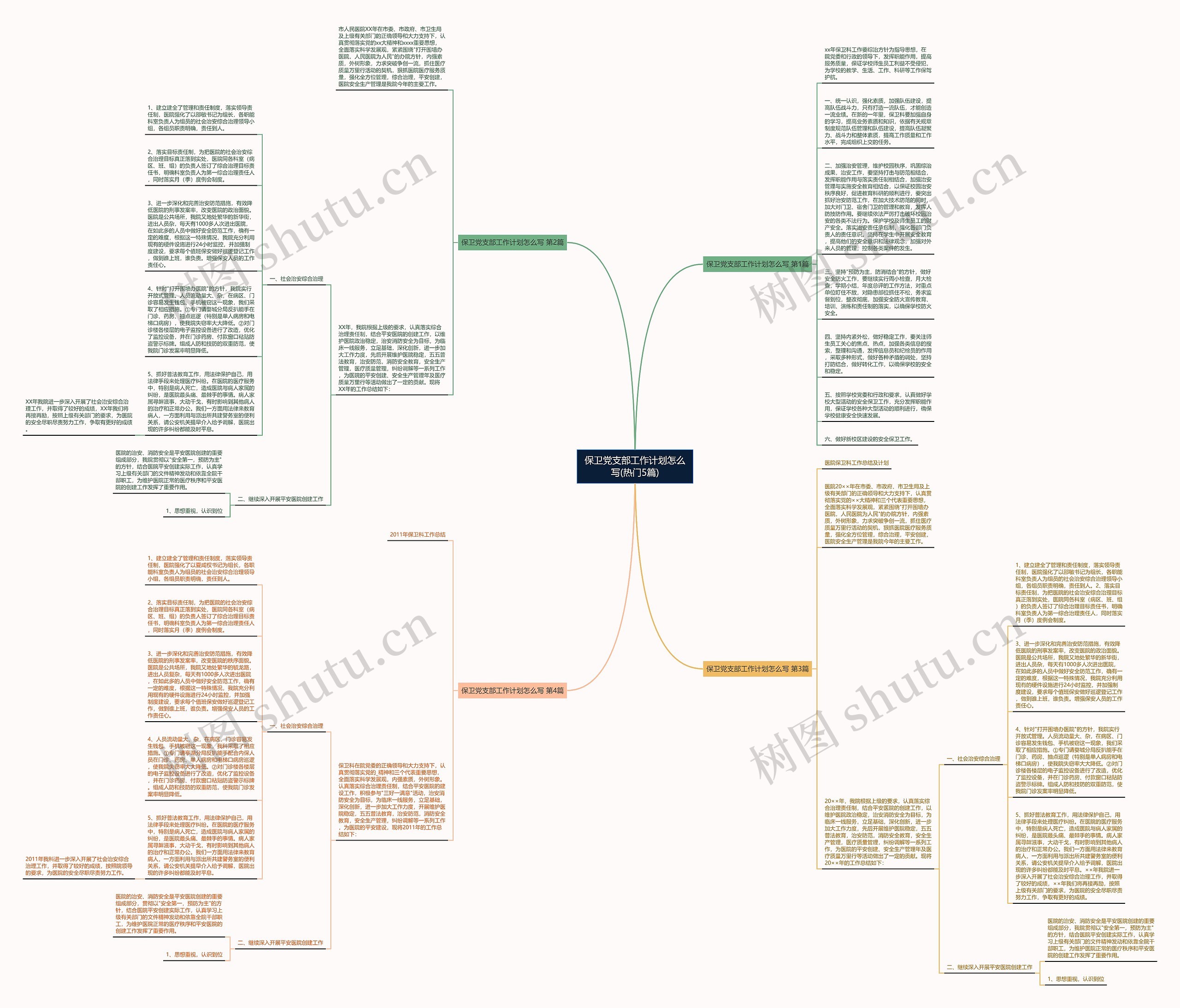 保卫党支部工作计划怎么写(热门5篇)思维导图