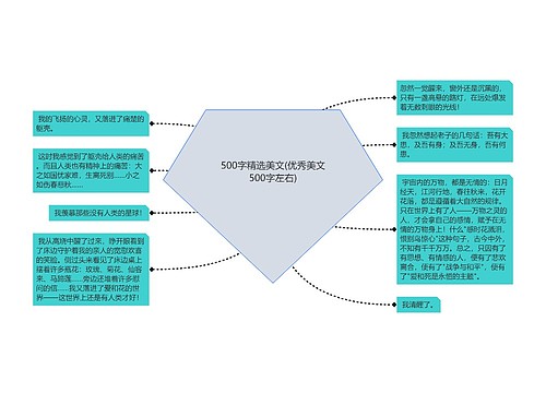 500字精选美文(优秀美文500字左右)