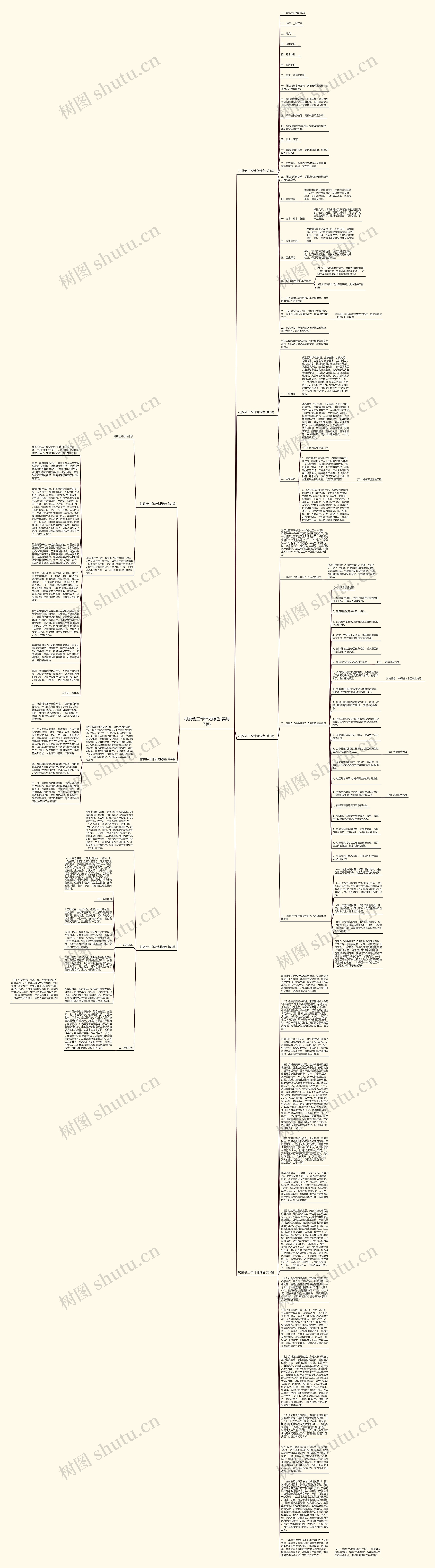 村委会工作计划绿色(实用7篇)思维导图